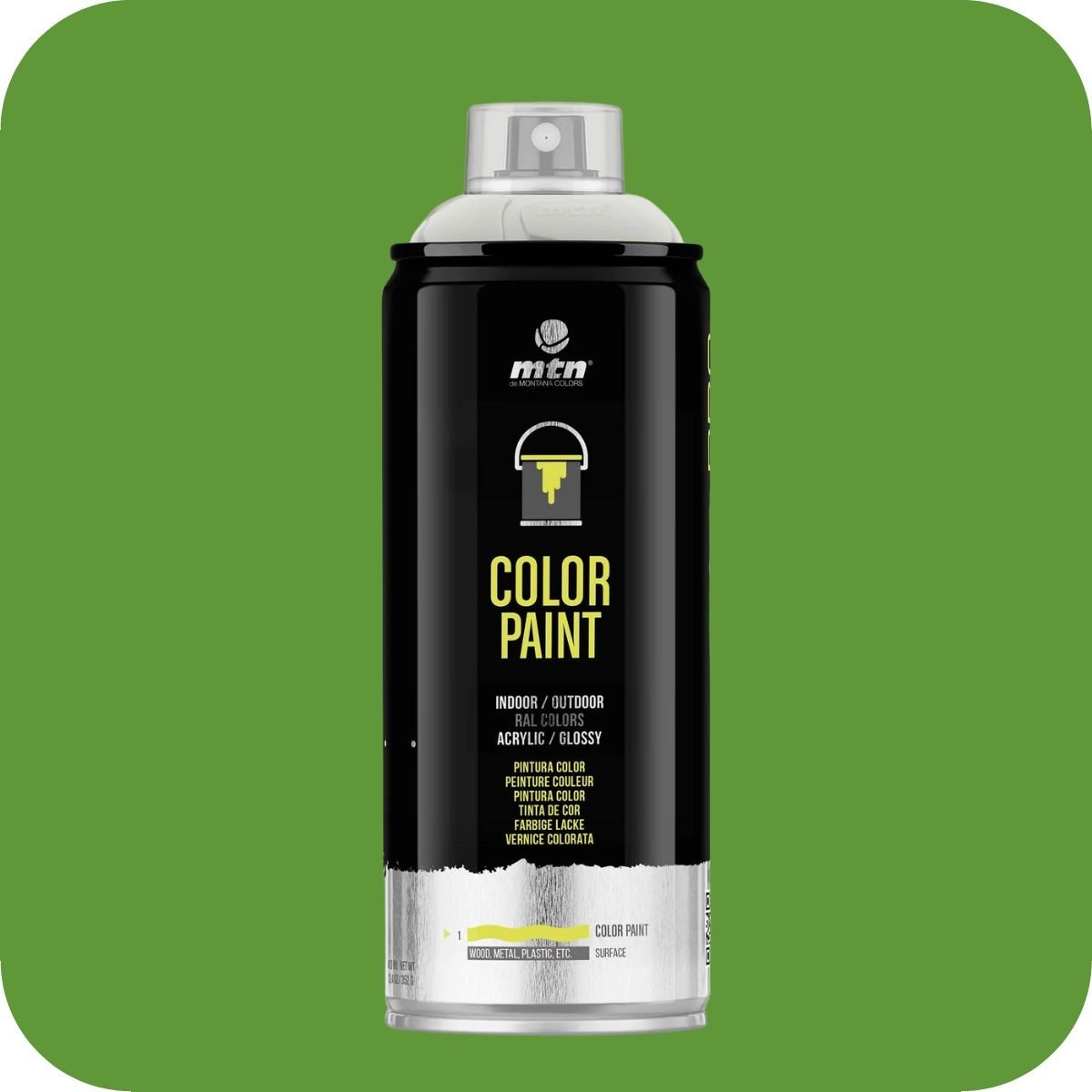 MTN PRO - RAL 6018 - Yellow Green- 400ml Aerosol