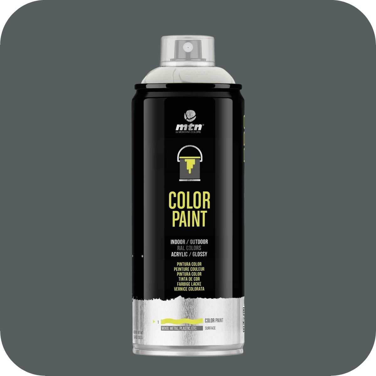MTN PRO Basalt Grey- RAL 7012 - 400ml Aerosol